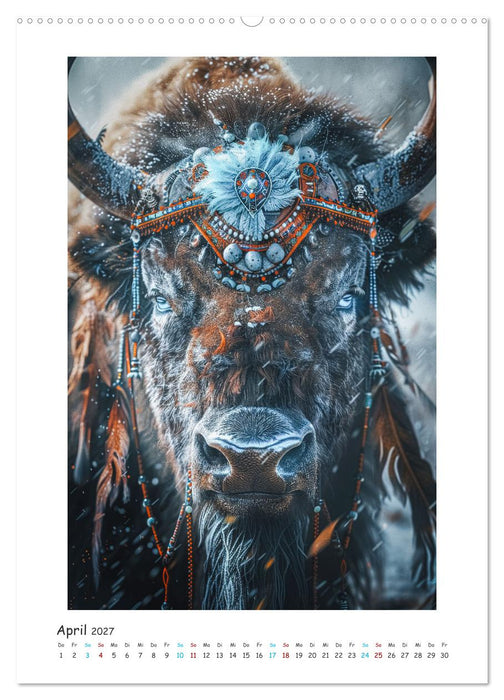 Magische Tiergeister (CALVENDO Wandkalender 2027)