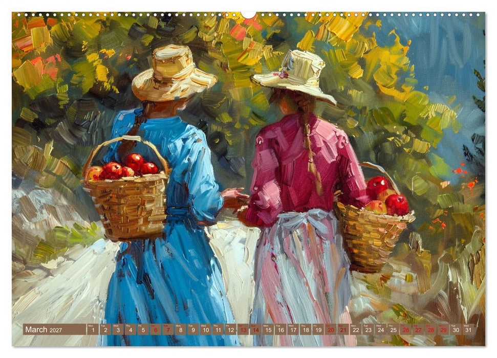 Life on a Farm in Old America (CALVENDO Monthly Calendar 2027)