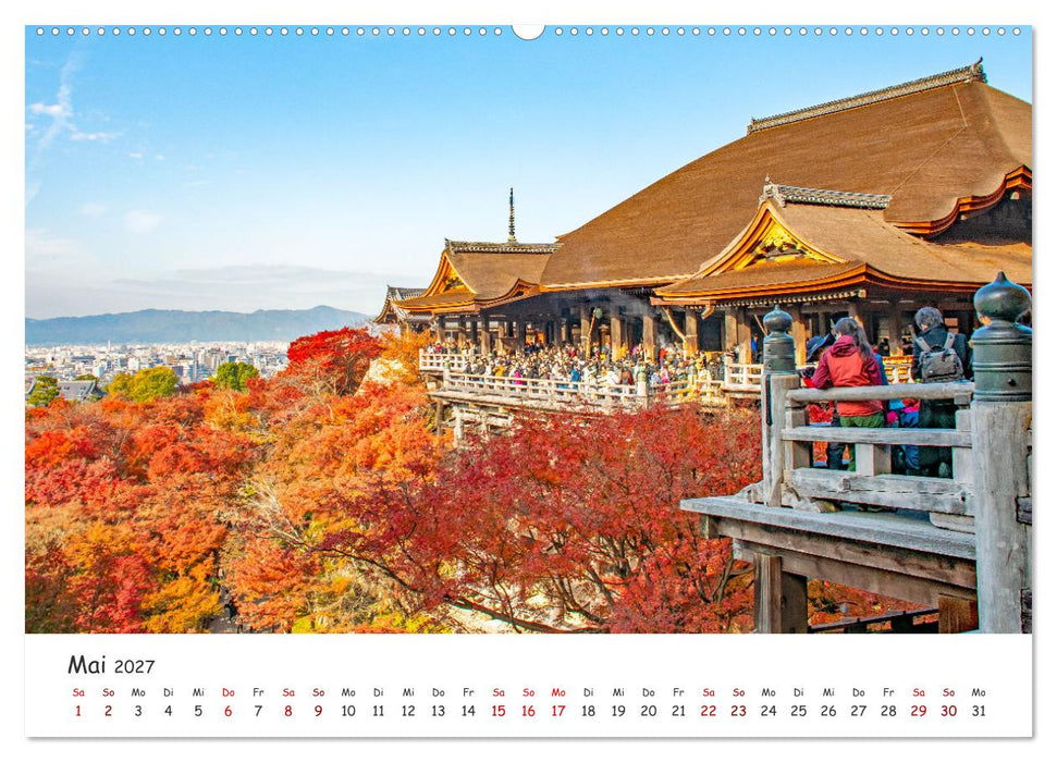 Japanische Tempel und Schreine (CALVENDO Premium Wandkalender 2027)