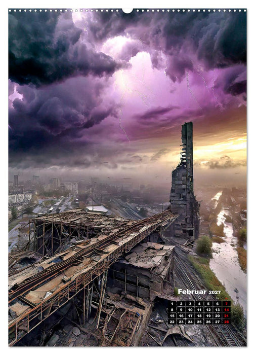 Urbane Endzeitvisionen (CALVENDO Wandkalender 2027)