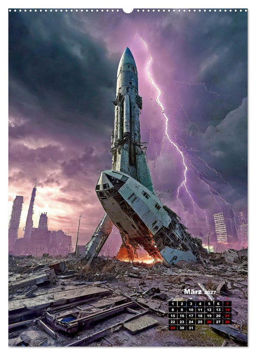 Urbane Endzeitvisionen (CALVENDO Wandkalender 2027)