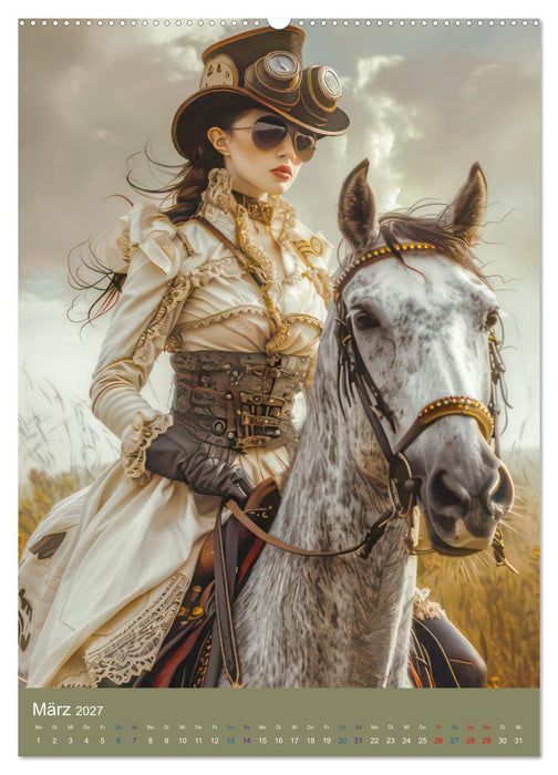 Steampunk Ladies auf Tour (CALVENDO Wandkalender 2027)