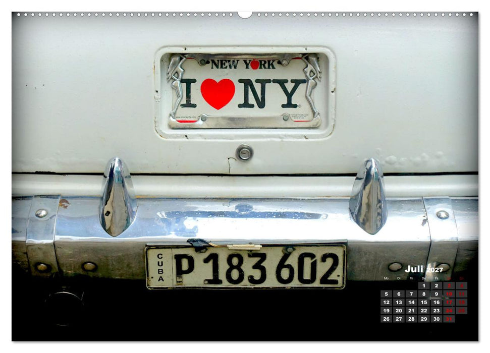 Dodge Coronet - Ein Traumcabrio in Kuba (CALVENDO Premium Wandkalender 2027)