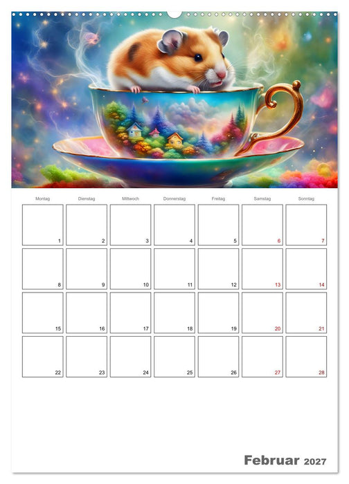 Tierische Kaffee Gesellschaft (CALVENDO Wandkalender 2027)