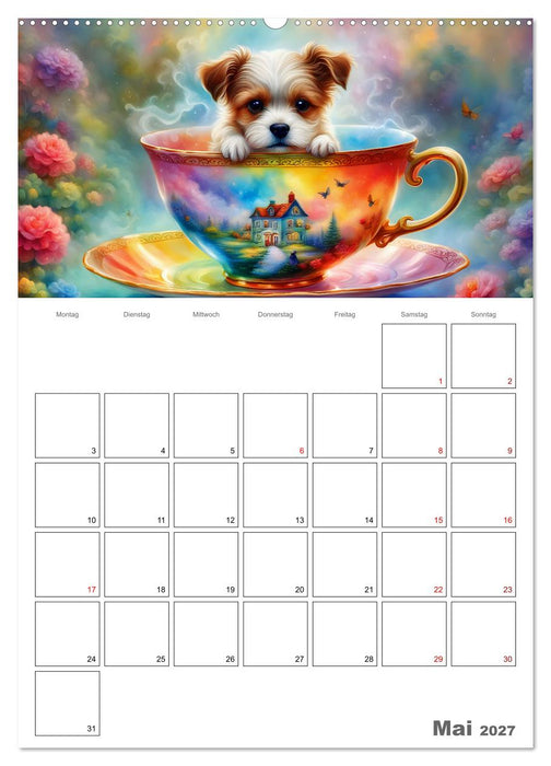 Tierische Kaffee Gesellschaft (CALVENDO Wandkalender 2027)