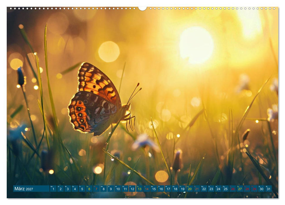 Filigrane Leichtigkeit - Schmetterlinge (CALVENDO Wandkalender 2027)