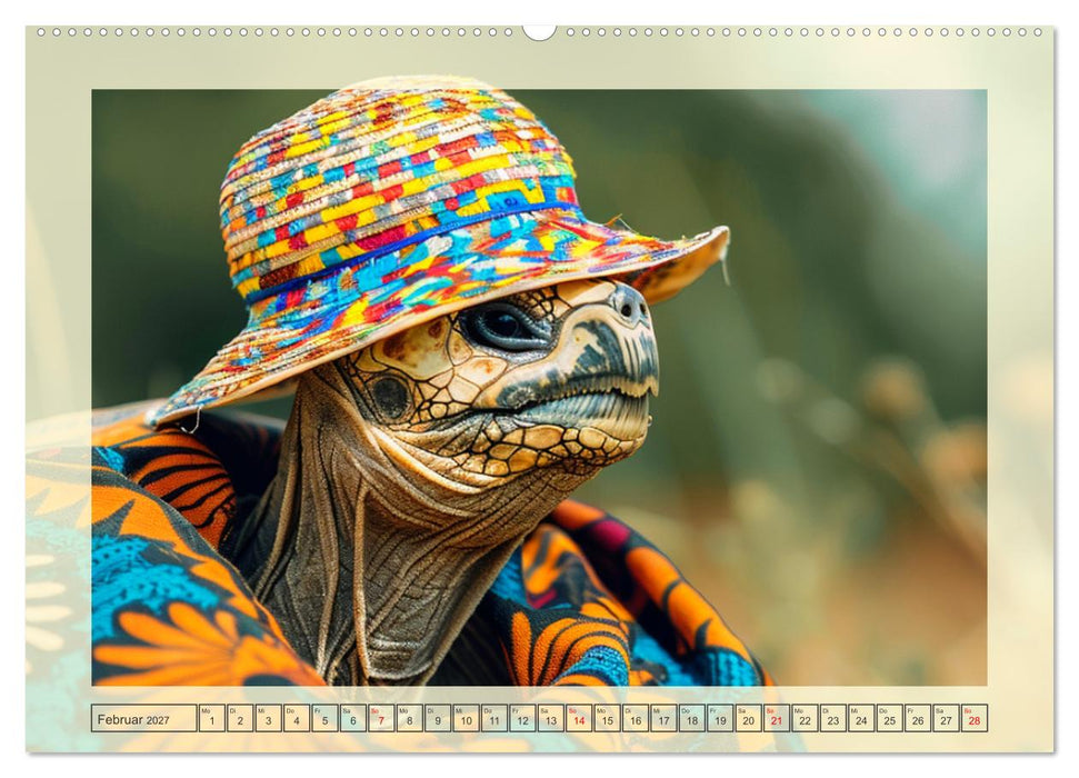 Reptilien-Fashion. Im Rampenlicht der Wildnis (CALVENDO Wandkalender 2027)