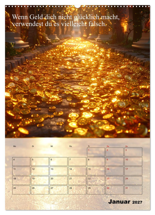 Der Geld-Anlock-Kalender (CALVENDO Wandkalender 2027)