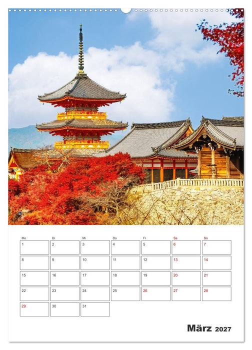 Herbst im japanischen Garten (CALVENDO Wandkalender 2027)