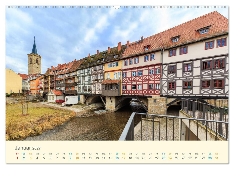 Deutsche Brücken (CALVENDO Premium Wandkalender 2027)