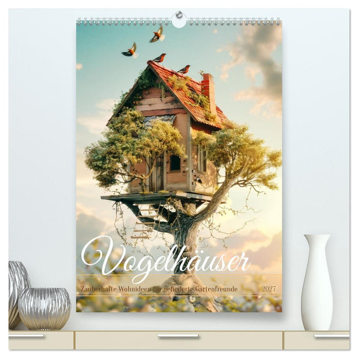 Vogelhäuser Zauberhafte Wohnideen für gefiederte Freunde (CALVENDO Premium Wandkalender 2027)