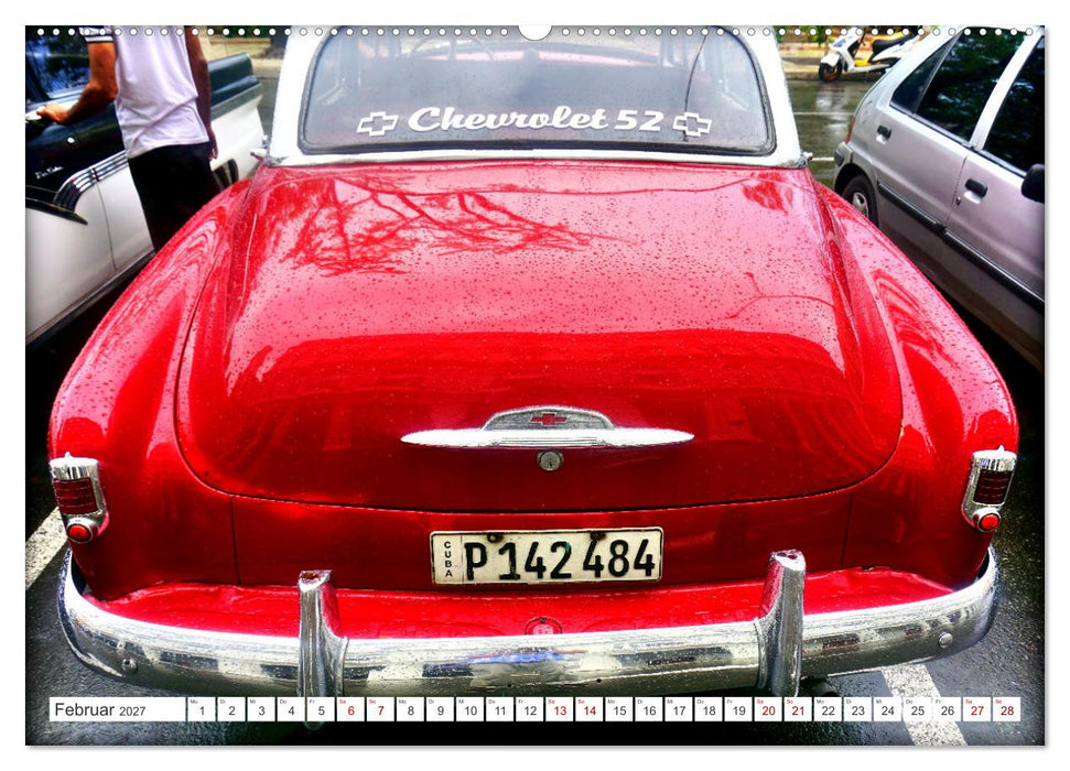Chevy Highlights - Oldtimer der Marke Chevrolet aus den Fünfziger Jahren (CALVENDO Wandkalender 2027)