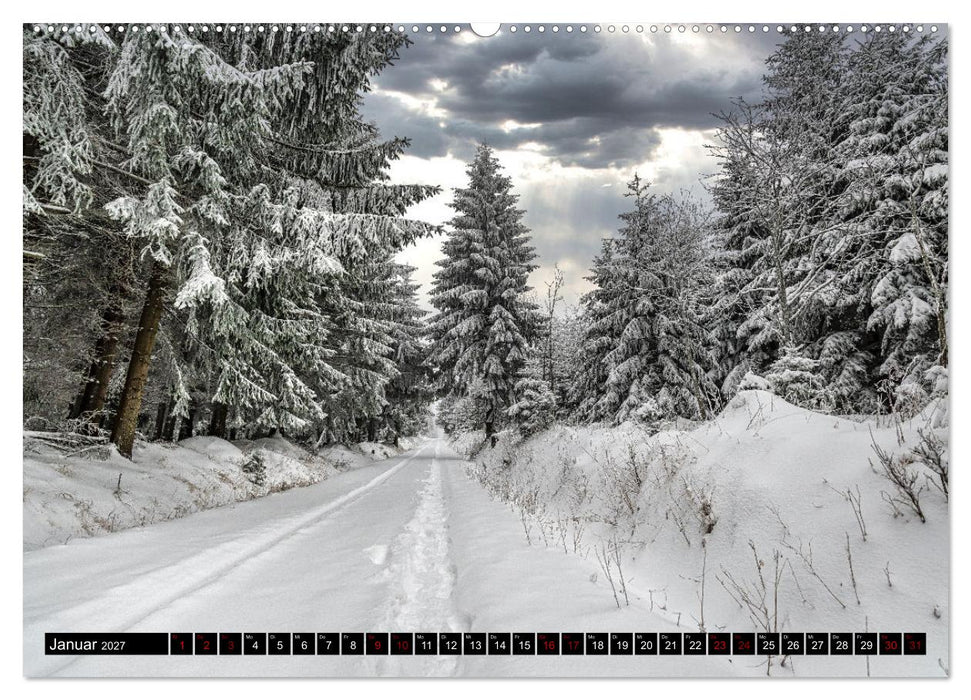 Landschafts-Fotografie Erzgebirge (CALVENDO Premium Wandkalender 2027)