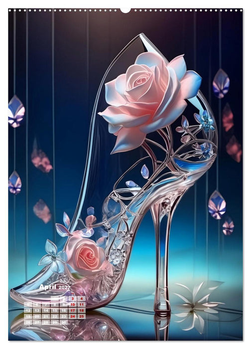Gläserne Schuhe - Märchenhafte Pumps voller funkelnder Träume (CALVENDO Wandkalender 2027)
