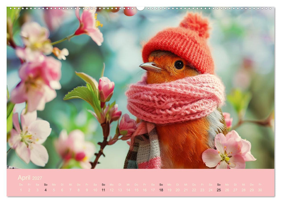 Niedliche Vögel! Trendige Schnabelstars erobern die Modewelt (CALVENDO Wandkalender 2027)