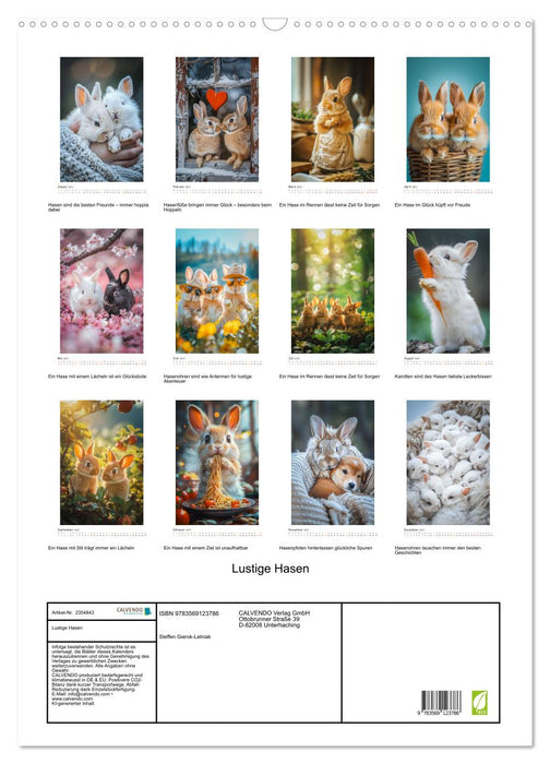 Lustige Hasen (CALVENDO Wandkalender 2027)