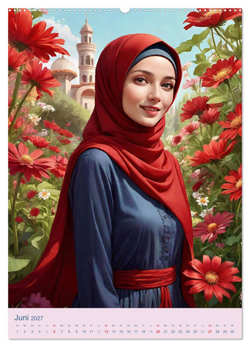 Stolze Muslima (CALVENDO Premium Wandkalender 2027)