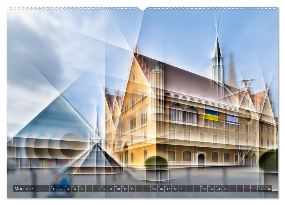 Digital - Kubistisch - Piktorial (CALVENDO Wandkalender 2027)