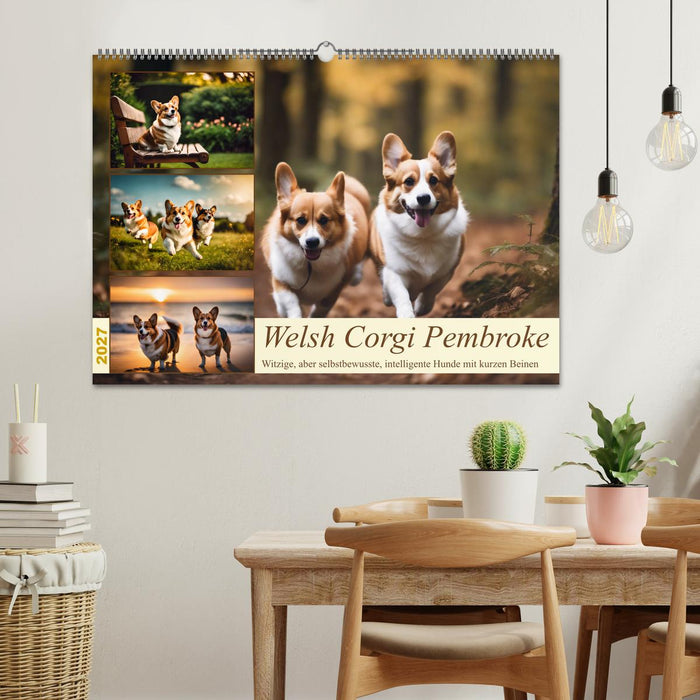 Welsh Corgi Pembroke (CALVENDO Wandkalender 2027)