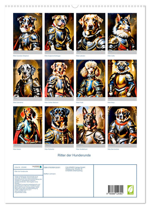 Ritter der Hunderunde (CALVENDO Premium Wandkalender 2027)