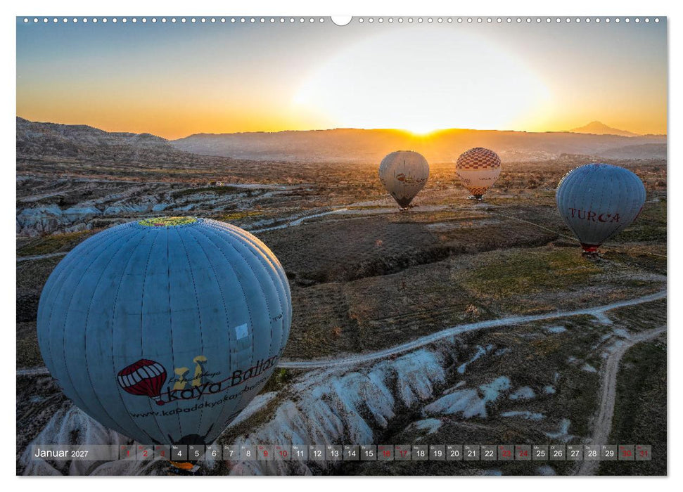 Heißluftballons Die sanften Riesen (CALVENDO Wandkalender 2027)