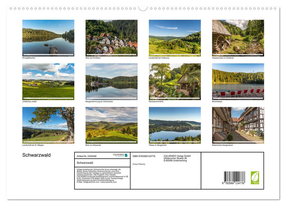 Schwarzwald (CALVENDO Premium Wandkalender 2027)