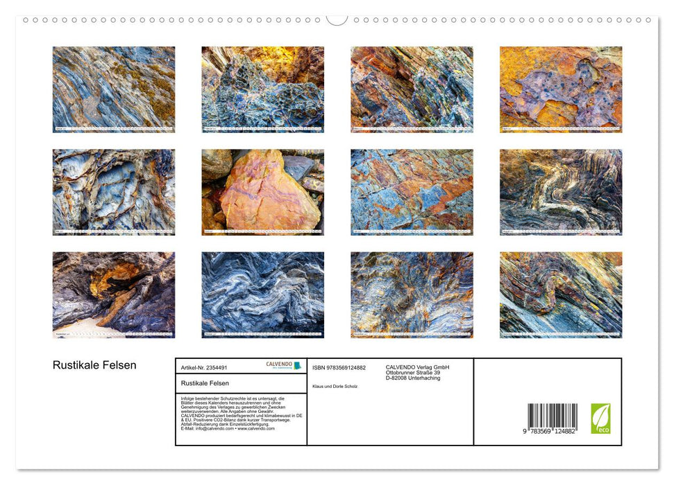 Rustikale Felsen (CALVENDO Premium Wandkalender 2027)