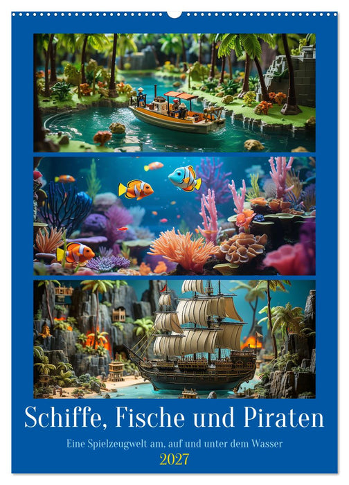 Schiffe, Fische und Piraten (CALVENDO Wandkalender 2027)