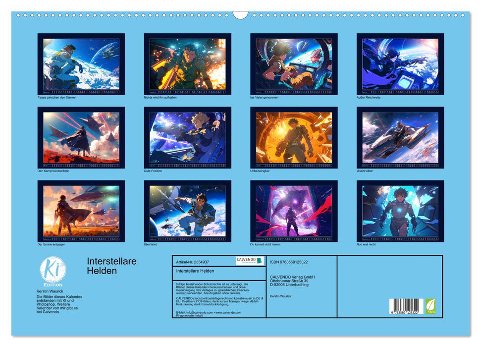 Interstellare Helden (CALVENDO Wandkalender 2027)