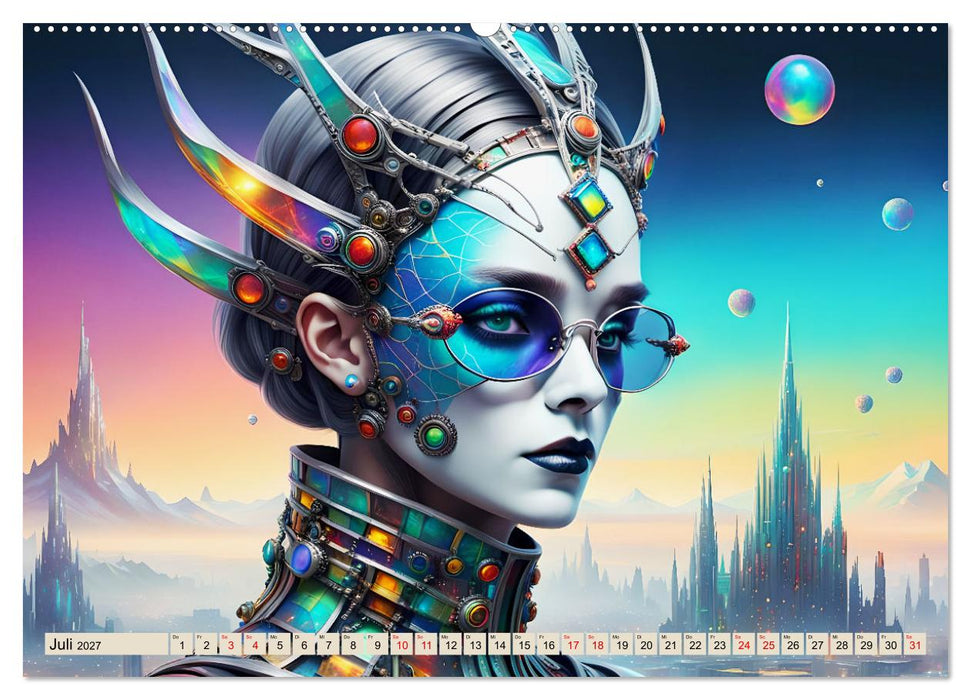 Kybernetische Schönheiten (CALVENDO Premium Wandkalender 2027)