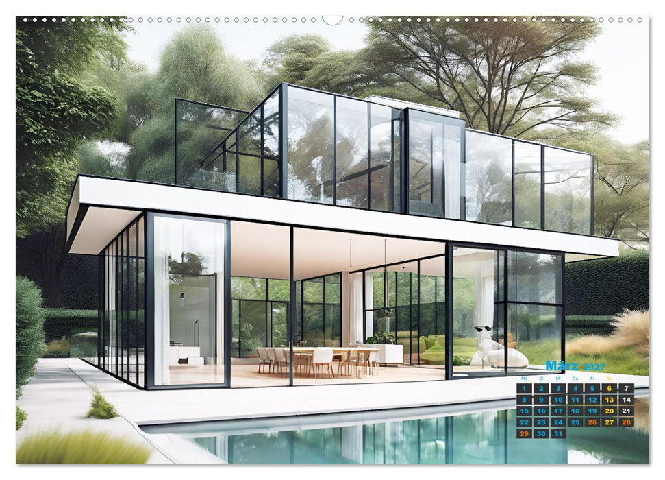 Wer im Glashaus sitzt... kann die Aussicht genießen (CALVENDO Wandkalender 2027)