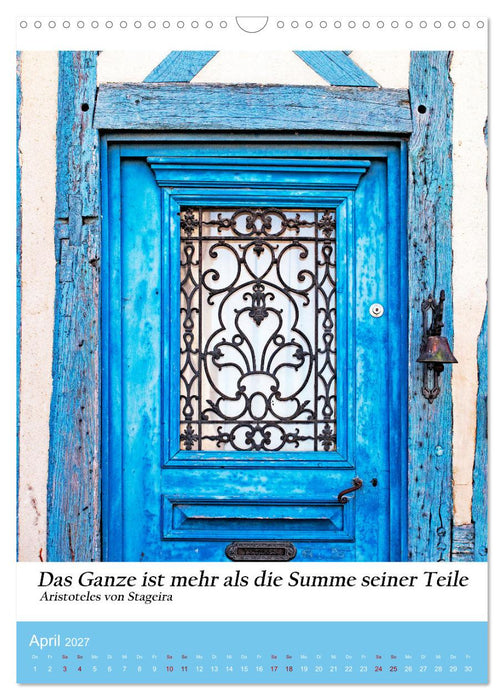 Die Farben blau (CALVENDO Wandkalender 2027)