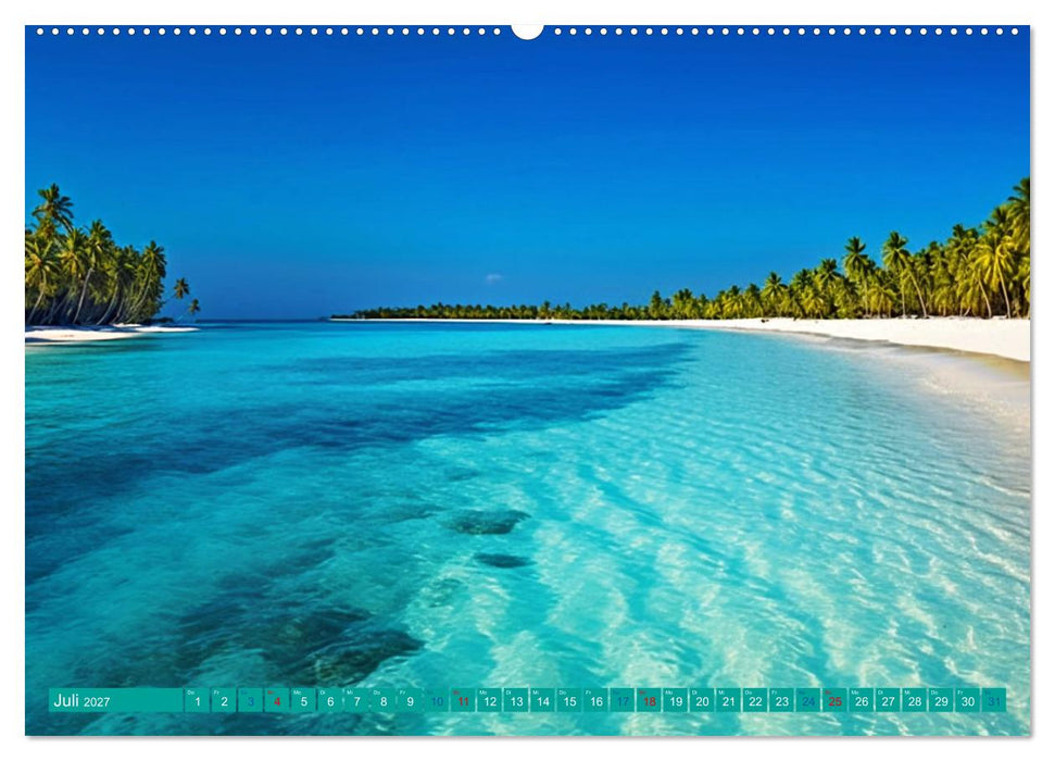 Sehnsucht Strandparadies (CALVENDO Premium Wandkalender 2027)