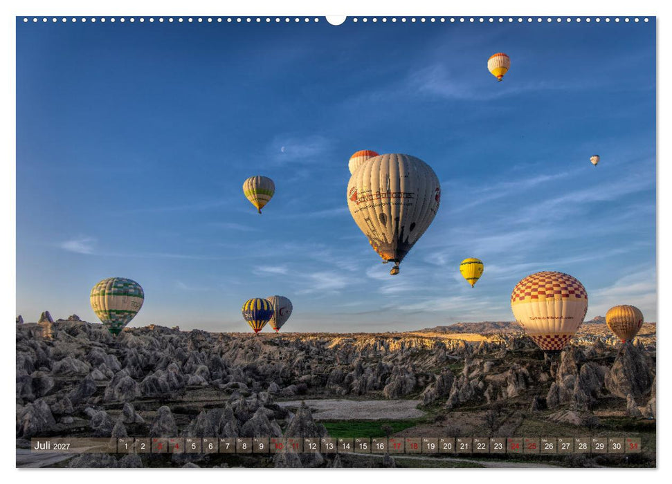 Heißluftballons Die sanften Riesen (CALVENDO Premium Wandkalender 2027)