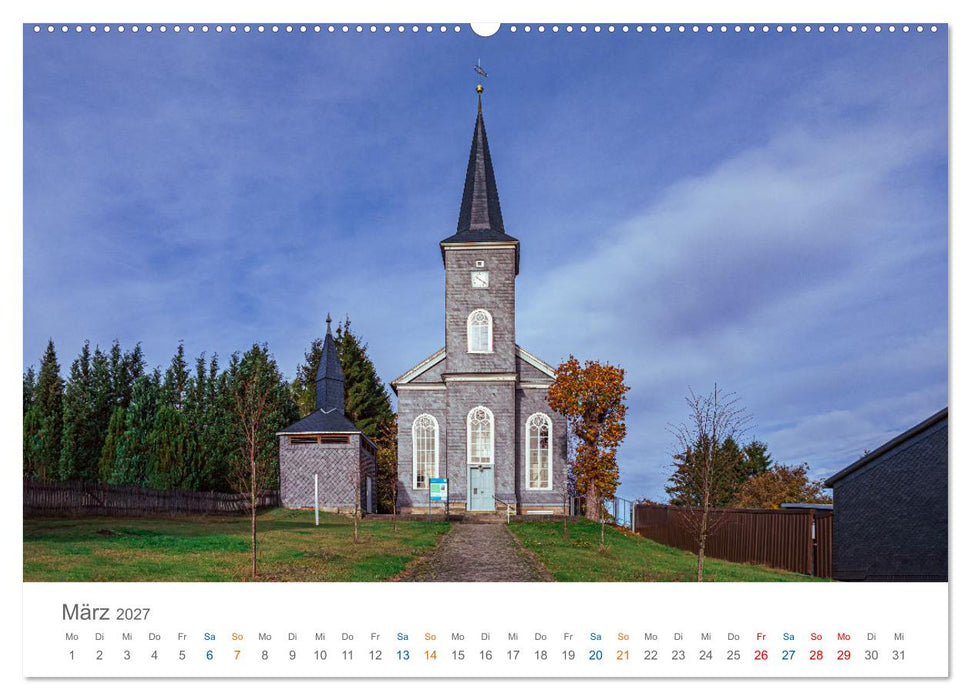 Rennsteig - Weitwanderweg (CALVENDO Wandkalender 2027)