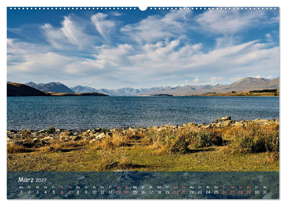 Neuseeland - Wo sich Himmel und Erde begegnen (CALVENDO Premium Wandkalender 2027)