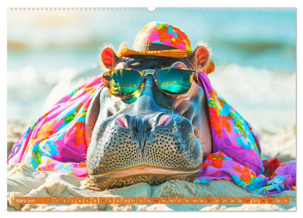 Big & Beautiful. Tierische Plus Size Models. Elefanten und Co. (CALVENDO Wandkalender 2027)