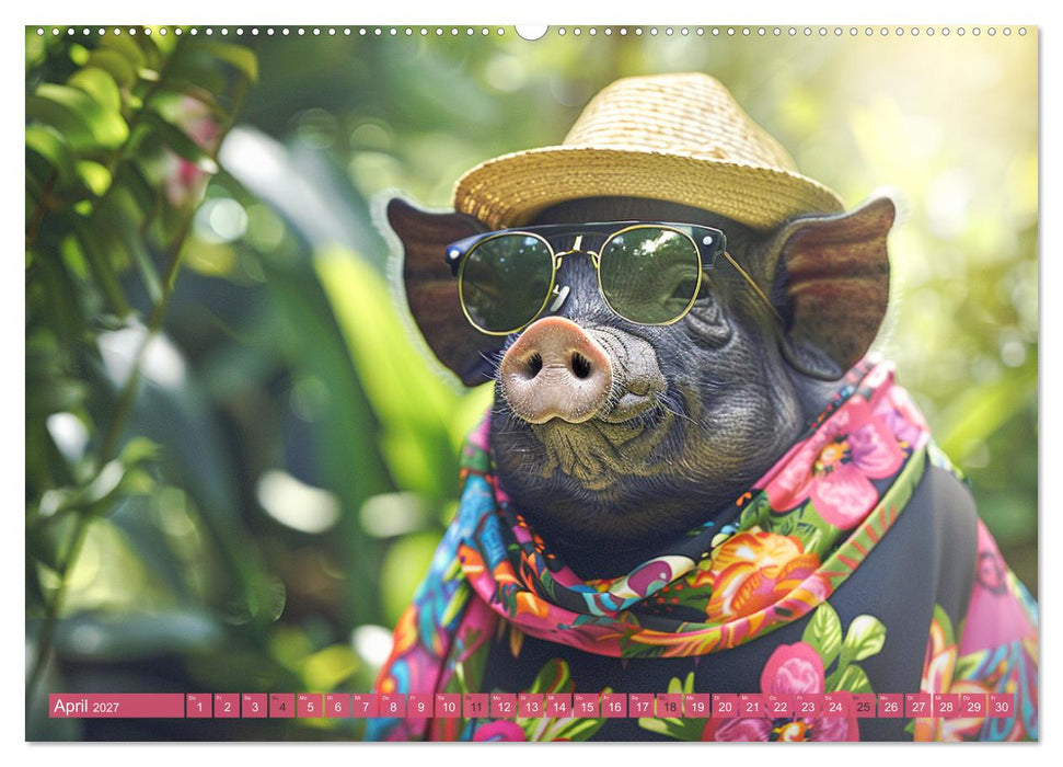 Big & Beautiful. Tierische Plus Size Models. Elefanten und Co. (CALVENDO Wandkalender 2027)