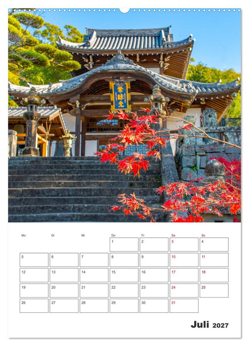 Herbst im japanischen Garten (CALVENDO Premium Wandkalender 2027)