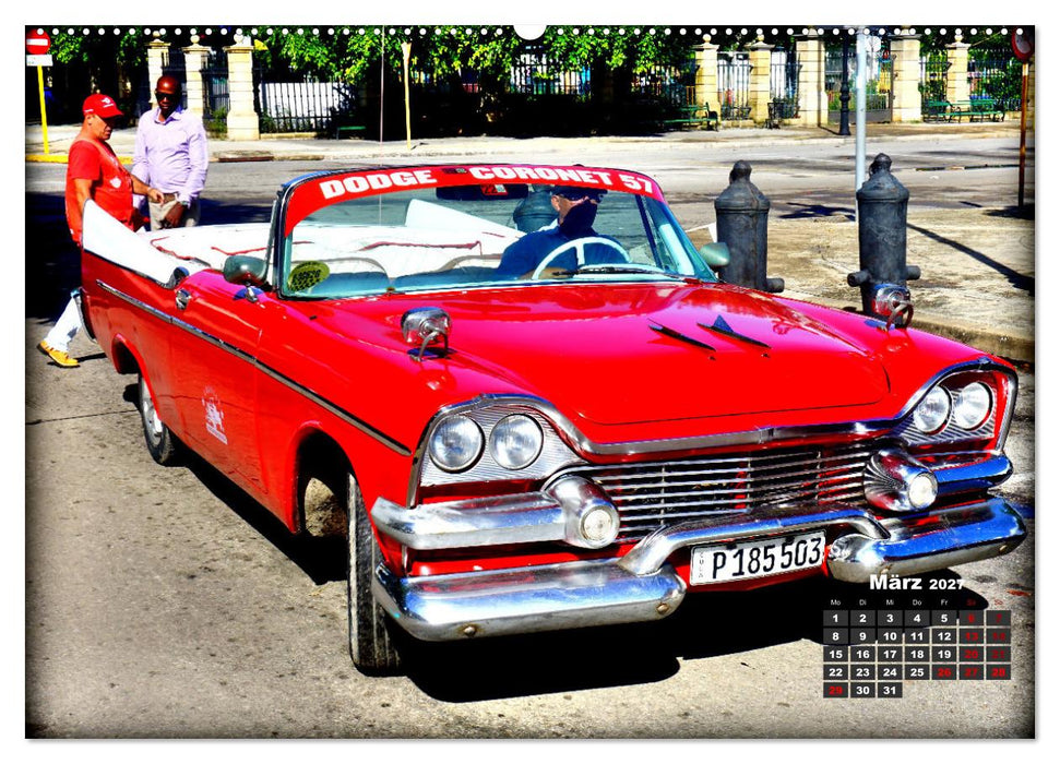 Dodge Coronet - Ein Traumcabrio in Kuba (CALVENDO Wandkalender 2027)