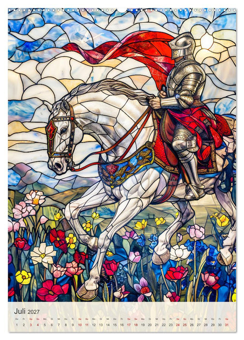 Fantasievolles Mittelalter - Legendäre Symbole des Mittelalters (CALVENDO Premium Wandkalender 2027)
