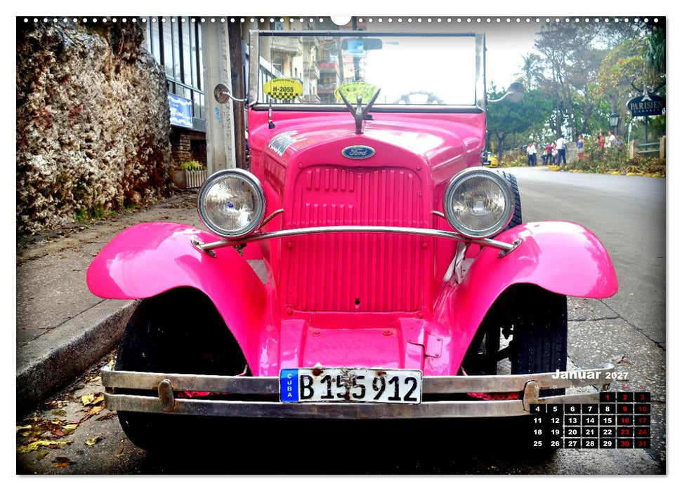 Pink Lady - Ford Modell A in Havanna (CALVENDO Wandkalender 2027)