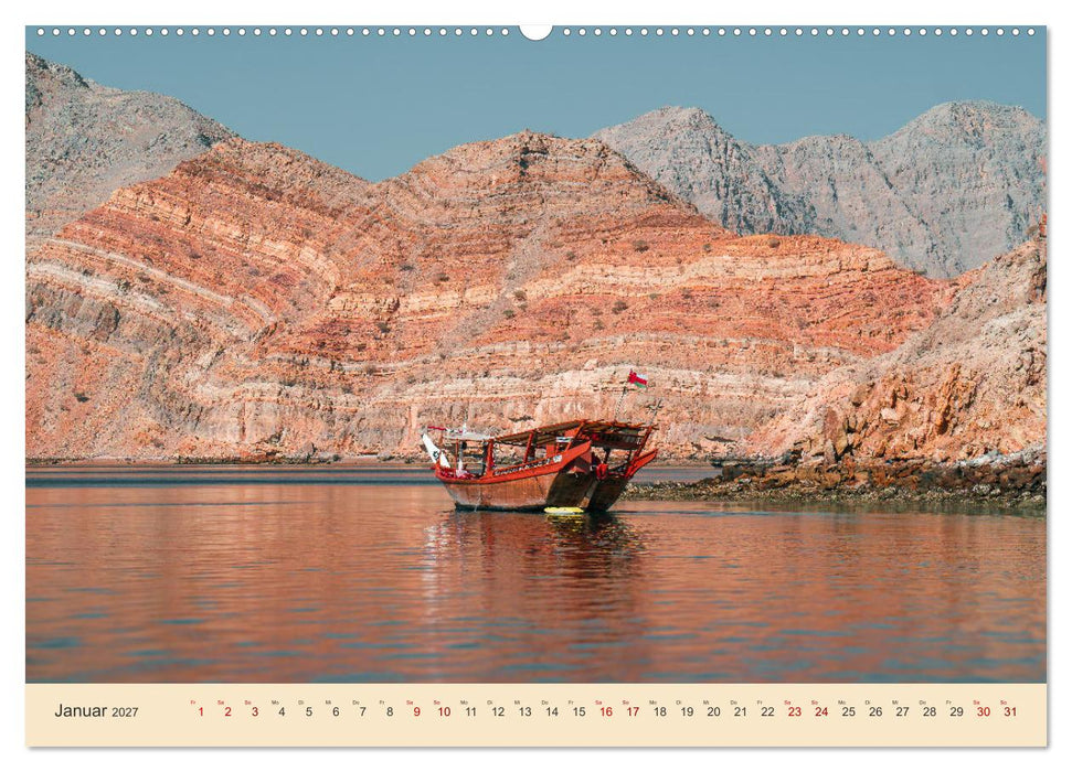 Musandam - Die omanische Exklave im geheimnisvollen Orient (CALVENDO Wandkalender 2027)