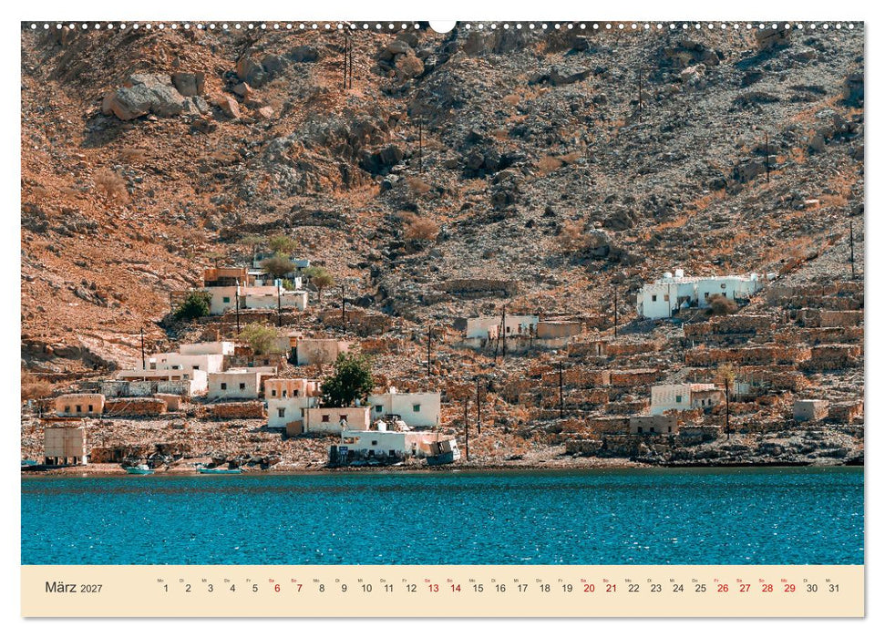 Musandam - Die omanische Exklave im geheimnisvollen Orient (CALVENDO Wandkalender 2027)
