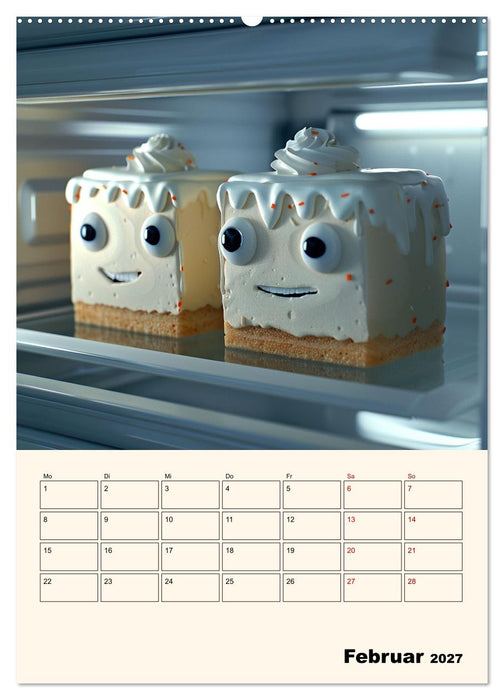 Nachts im Kühlschrank (CALVENDO Wandkalender 2027)