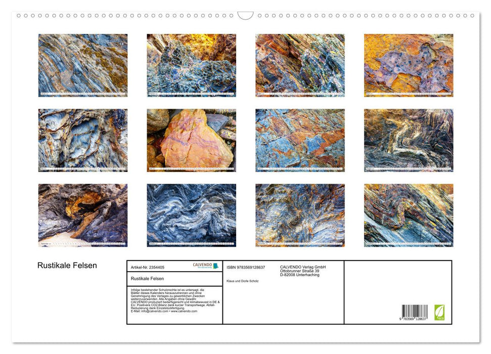 Rustikale Felsen (CALVENDO Wandkalender 2027)