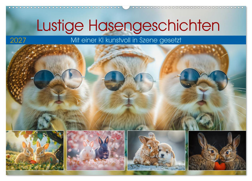 Lustige Hasengeschichten (CALVENDO Wandkalender 2027)