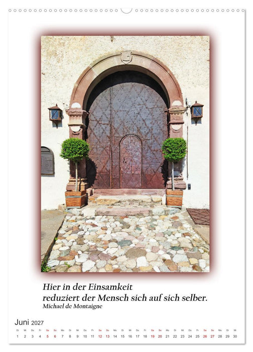 Türen mit Philosophischen Gedanken (CALVENDO Wandkalender 2027)