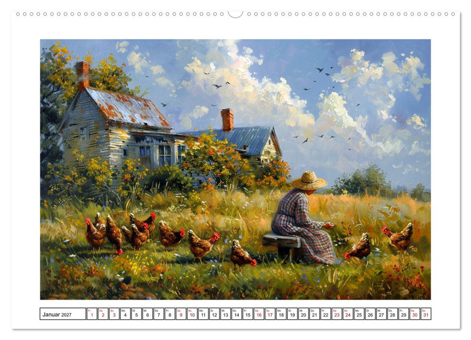 Facetten des alten Landlebens (CALVENDO Wandkalender 2027)