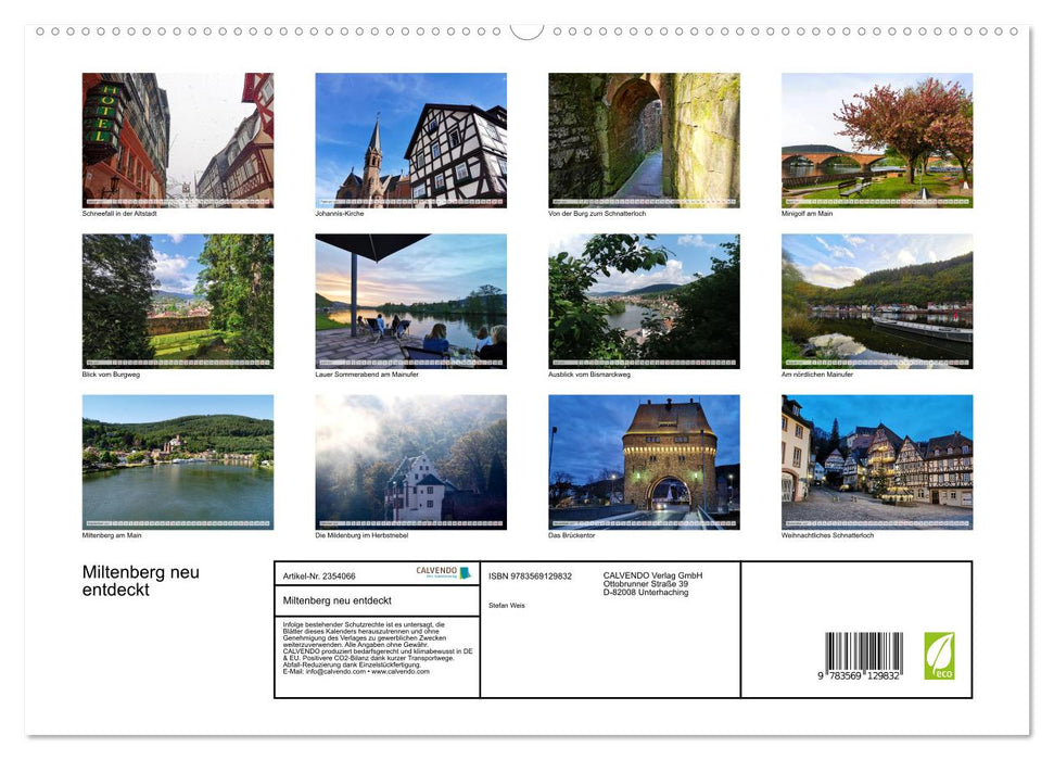Miltenberg neu entdeckt (CALVENDO Premium Wandkalender 2027)